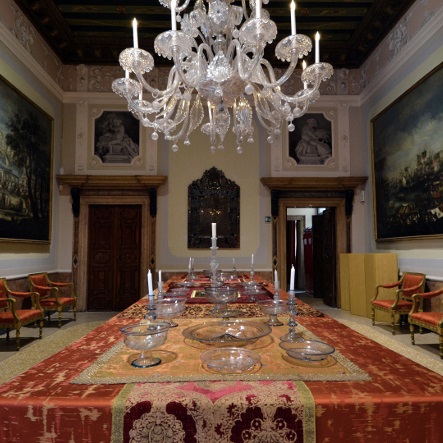 allestimento pizzi palazzo mocenigo